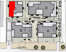 Lageplan mit Kennzeichnung Wohnung C11 Lageplan mit Kennzeichnung Wohnung C11
